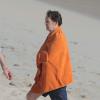 Sir Paul McCartney à la plage à Saint-Barthélémy, le 27 décembre 2013.