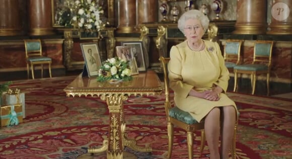 Image extraite du message de voeux de Noël de la reine Elizabeth II le 25 décembre 2013
