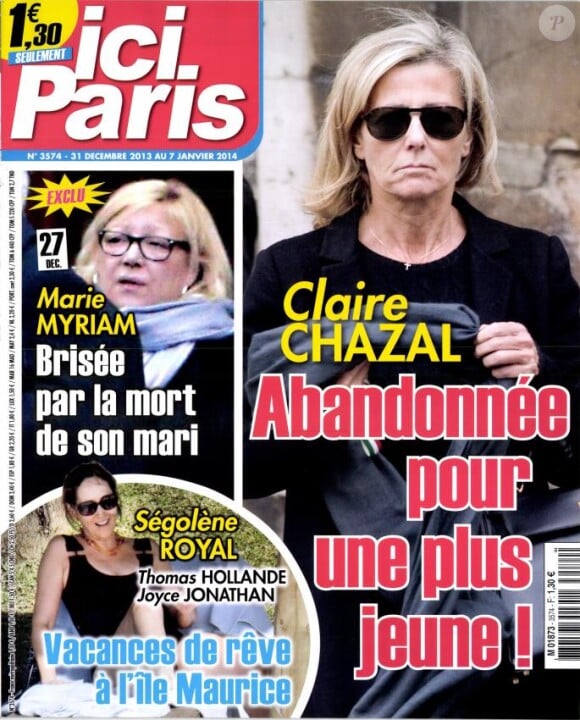 Le magazine Ici Paris du 31 décembre 2013