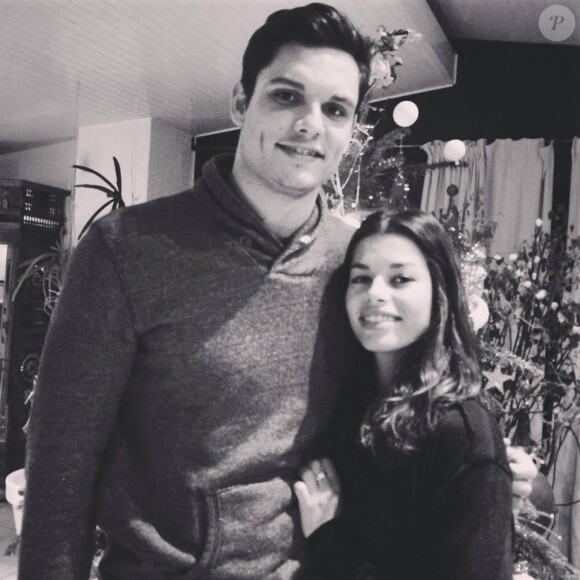 Fanny Skalli et Florent Manaudou, le 25 décembre 2013