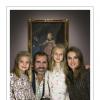 Felipe et Letizia d'Espagne avec leurs filles Lenor et Sofia pour la carte de voeux de fin d'année 2013