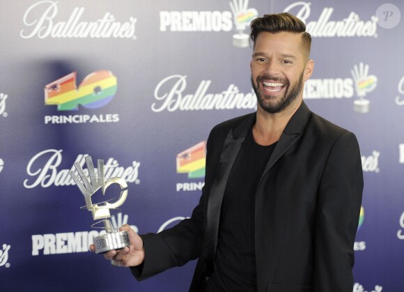 Ricky Martin à la cérémonie des "40 Principales Music Awards" à Madrid, le 12 décembre 2013.