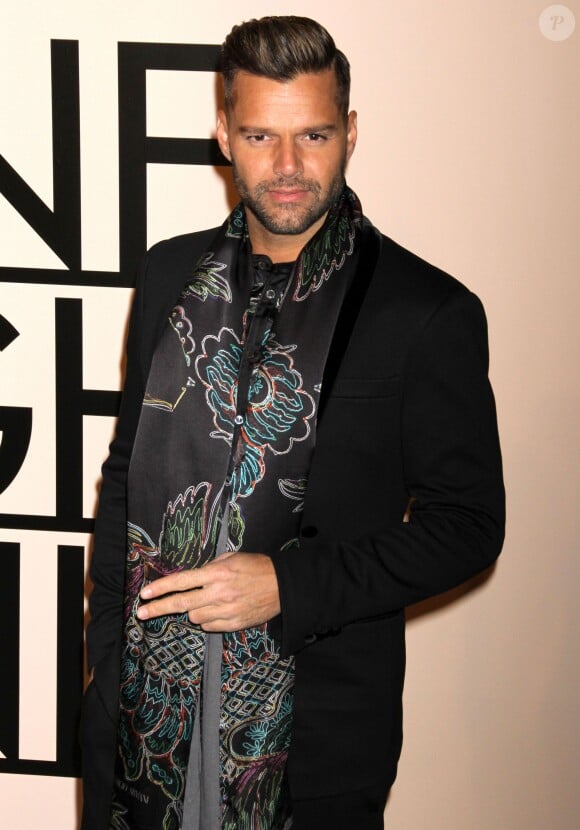 Ricky Martin à la soirée "Armani One Night Only New York Party", le 24 octobre 2013.