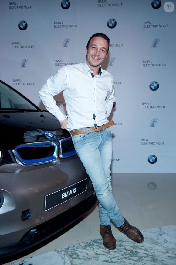 Exclusif - Laurent Artufel - Lancement de la 1ere voiture 100% électrique, écologique et recyclable de BMW. A Paris le 13 novembre 2013.