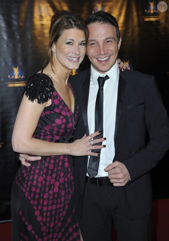 Marion Dumas et Laurent Artufel - Trophée Paris Awards 2013 à l'Espace Pierre Cardin à Paris, le 14 février 2013.