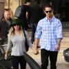 Kaley Cuoco et son mari Ryan Sweeting apperçus à la sortie de Barneys New York à Beverly Hills, le 3 janvier 2014