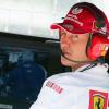 Michael Schumacher dans les stands de la Scuderia Ferrari sur le circuit Gilles Villeneuve de Montréal, le 9 juin 2007