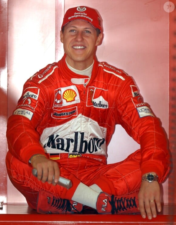 Michael Schumacher sur le circuit A1 Ring de Spielberg, en Autriche, le 10 mai 2002