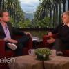 Leonardo DiCaprio chez Ellen DeGeneres, le 7 janvier 2013.