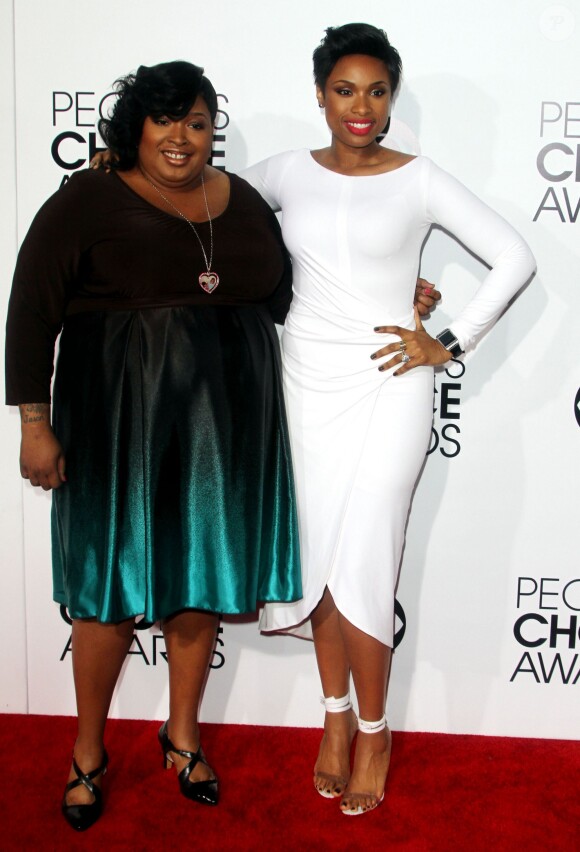 Jennifer Hudson et sa soeur Julia lors des People's Choice Awards à Los Angeles, le 8 janvier 2014.