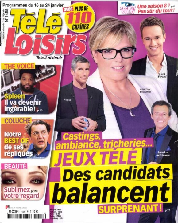 Magazine Télé Loisirs du 18 au 24 janvier 2014.