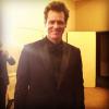 Jim Carrey dans les coulisses, en backstage, des Golden Globes 2014.