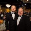 Leonardo DiCaprio et Jim Gianopilos pendant le dîner des Golden Globe Awards au Beverly Hilton, Beverly Hills, Los Angeles, le 12 janvier 2014.