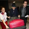 Rita Ora arrive a Los Angeles le 13 janvier 2014. Rita Ora arrives at LAX airport on January 13, 2014.12/01/2014 - Los Angeles