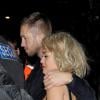 Rita Ora et Calvin Harris a la sortie d'une boite de nuit a Londres, le 16 mai 2013.