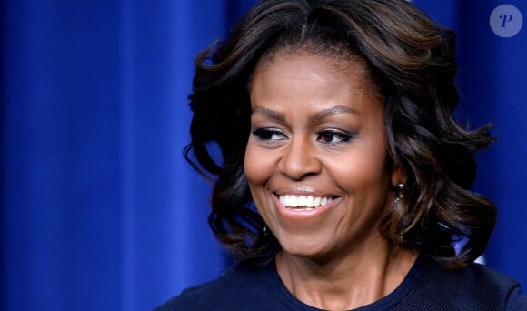 Michelle Obama lors d'un discours à la Maison-Blanche. Washington, le 16 janvier 2014.