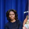 Michelle Obama lors d'un discours de son mari, Barack Obama, à la Maison-Blanche, le 16 janvier 2014.