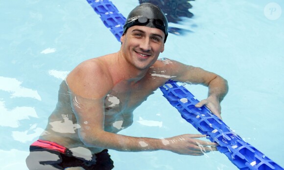 Ryan Lochte à Herald Square à New York le 8 octobre 2013