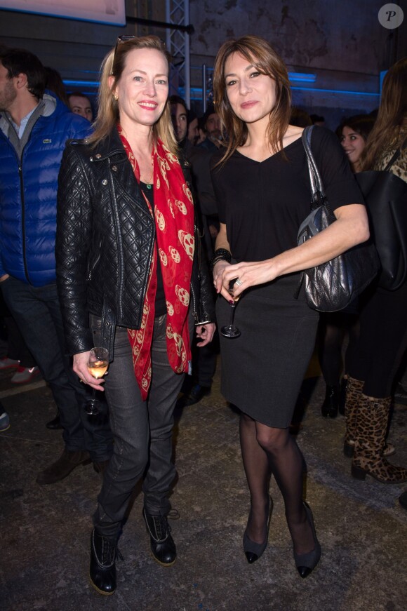Gabrielle Lazure et Shirley Bousquet assistent à la Beautiful Party by Lacoste à la Générale. Paris, le 17 janvier 2014.
