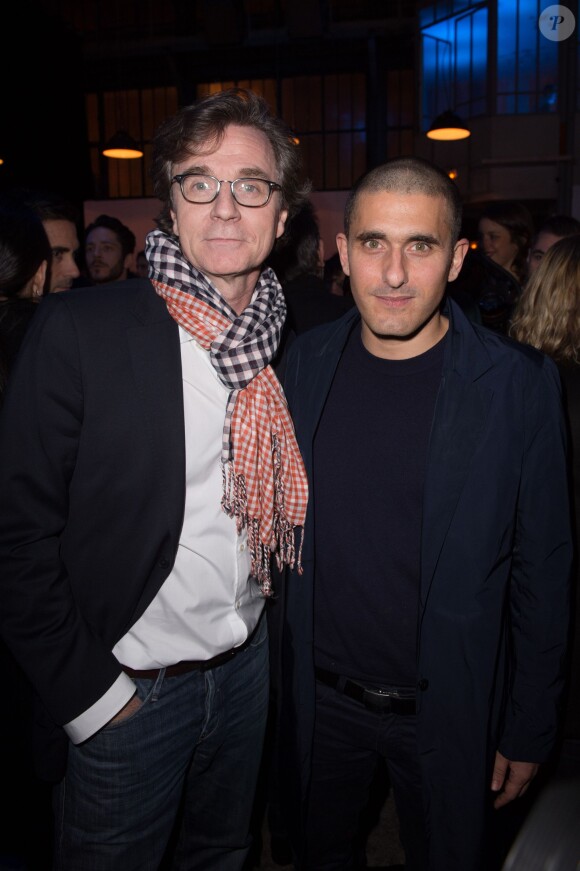 Jose Luis Duran et Felipe Oliveira Baptista, PDG et directeur artistique de Lacoste, assistent à la Beautiful Party by Lacoste à la Générale. Paris, le 17 janvier 2014.