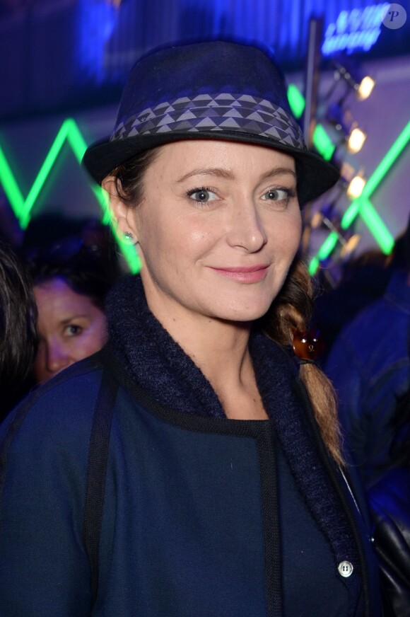 Julie Ferrier assiste à la Beautiful Party by Lacoste à la Générale. Paris, le 17 janvier 2014.