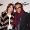 Manu Katche et sa femme Laurence assistent à la Beautiful Party by Lacoste à la Générale. Paris, le 17 janvier 2014.
