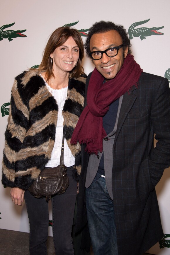 Manu Katche et sa femme Laurence assistent à la Beautiful Party by Lacoste à la Générale. Paris, le 17 janvier 2014.