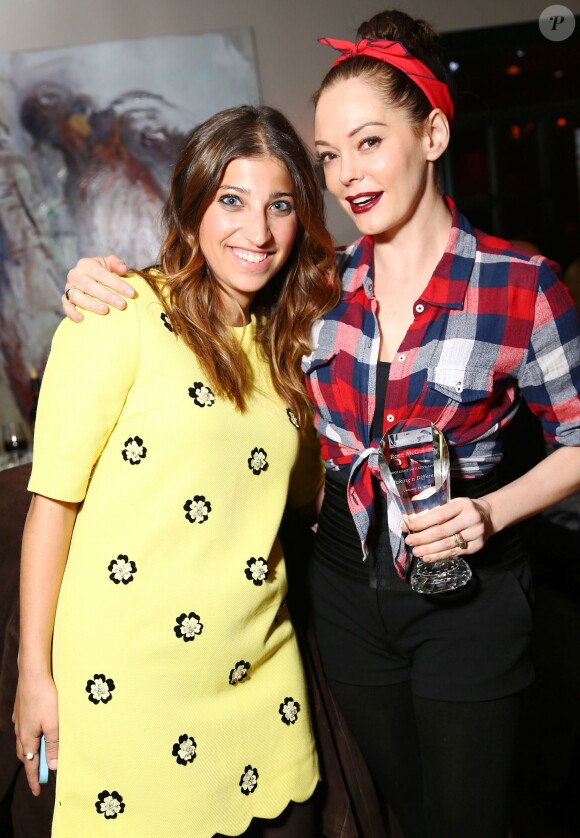 Ariana DiLorenzo et Rose McGowan aux Creative Coalition's Spotlight Awards au Sundance Film Festival, à Park City, le 19 janvier 2014.