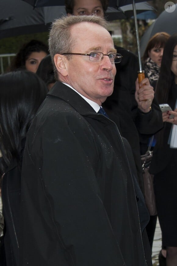Renaud Donnedieu de Vabres arrive au show couture Christian Dior à Paris le 20 janvier 2014