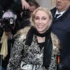 Franca Sozzani arrive au show couture Christian Dior à Paris le 20 janvier 2014
