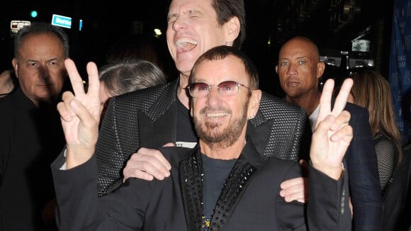 Ringo Starr : Taquiné par Jim Carrey mais honoré devant sa femme Barbara