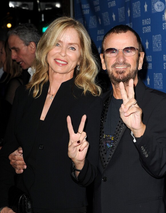 Ringo Starr et sa femme Barbara Bach à la soirée de la Fondation David Lynch à Los Angeles le 20 janvier 2014.