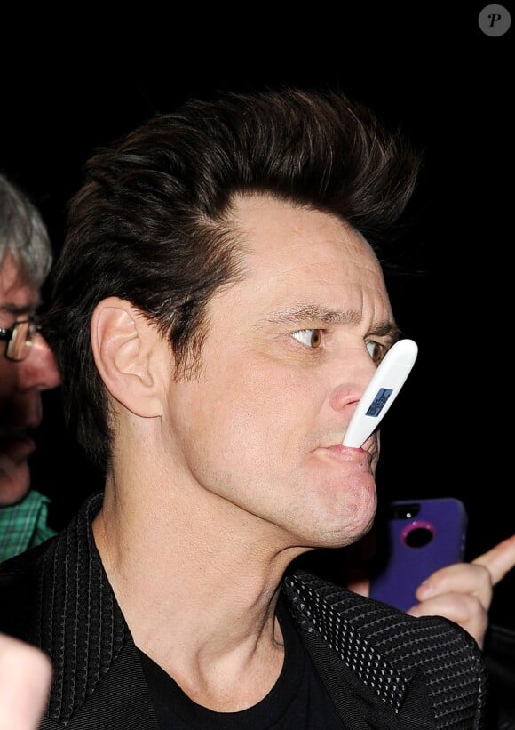 Jim Carrey à la soirée de la Fondation David Lynch à Los Angeles le 20 janvier 2014.