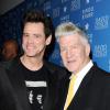 Jim Carrey et David Lynch à la soirée de la fondation du réalisateur à Los Angeles le 20 janvier 2014.