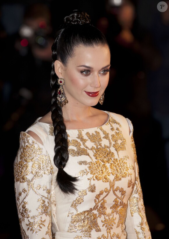 Katy Perry lors des NRJ Music Awards à Cannes, le 14 décembre 2013.
