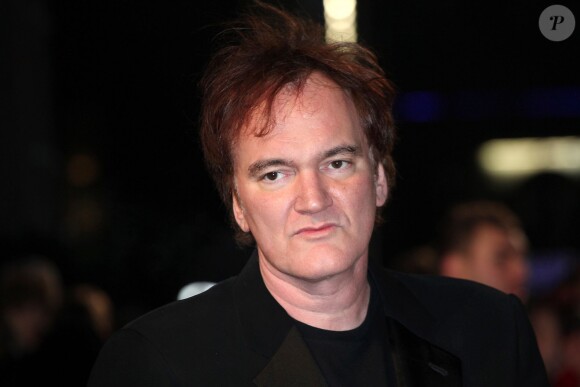Quentin Tarantino lors de l'avant-première à Londres de Django Unchained le 10 janvier 2013