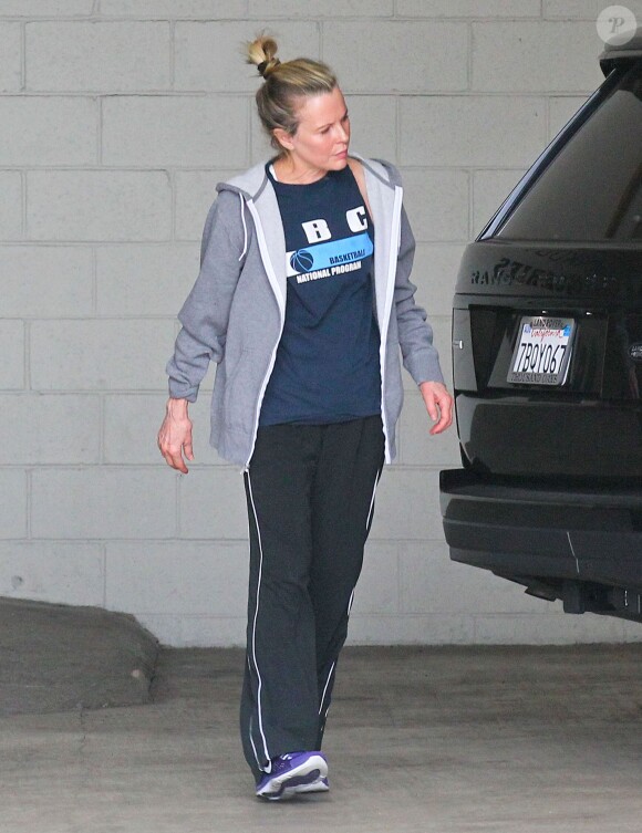 Kim Basinger se rendant à la salle de gym à Beverly Hills le 21 janvier 2014
