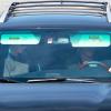 Sean Penn et Charlize Theron en voiture à Los Angeles le 4 janvier 2014