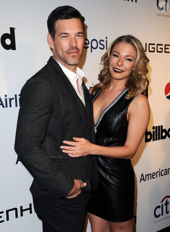 Eddie Cibrian et LeAnn Rimes lors de la soirée The Billboard 2nd Annual Power à Los Angeles, le 23 janvier 2014.