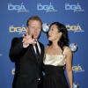 Kevin McKidd et Sandra Oh à la 66e cérémonie des Directors Guild of America Awards, organisée au Hyatt Regency Century Plaza de Los Angeles, samedi 25 janvier 2014