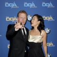 Kevin McKidd et Sandra Oh à la 66e cérémonie des  Directors Guild of America Awards , organisée au Hyatt Regency Century Plaza de Los Angeles, samedi 25 janvier 2014