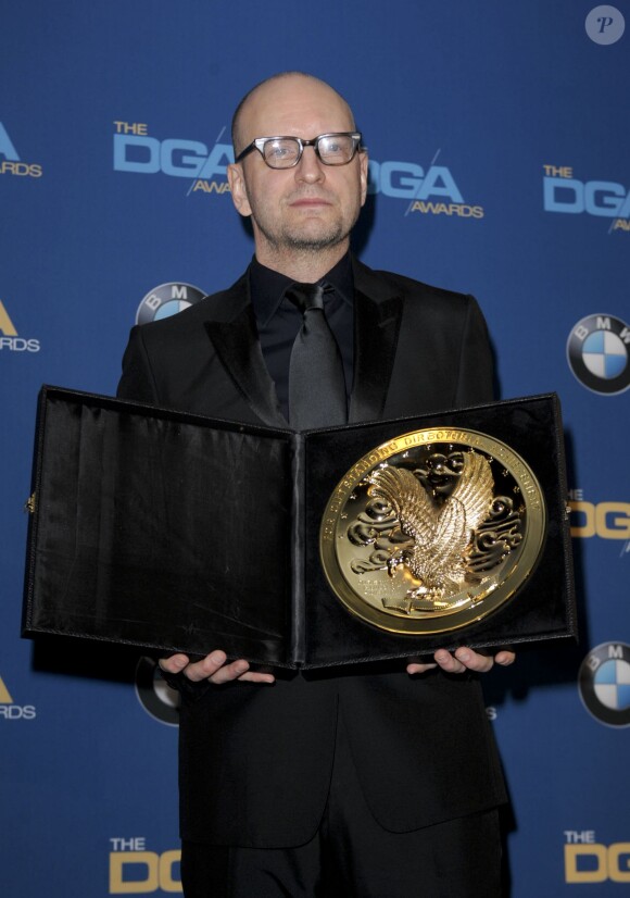 Steven Soderbergh à la 66e cérémonie des Directors Guild of America Awards, organisée au Hyatt Regency Century Plaza de Los Angeles, samedi 25 janvier 2014