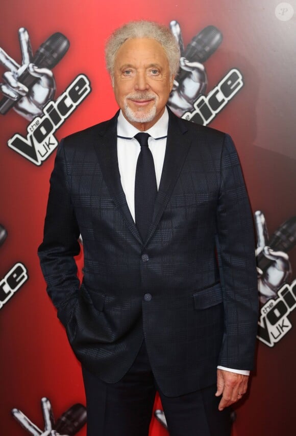 Tom Jones, du jury de "The Voice UK" à Londres. Le 6 janvier 2014.