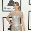 Taylor Swift, sublime en robe Gucci Première lors des 56e Grammy Awards au Staples Center. Los Angeles, le 26 janvier 2014.