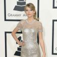 Taylor Swift, sublime en robe Gucci Première lors des 56e Grammy Awards au Staples Center. Los Angeles, le 26 janvier 2014.