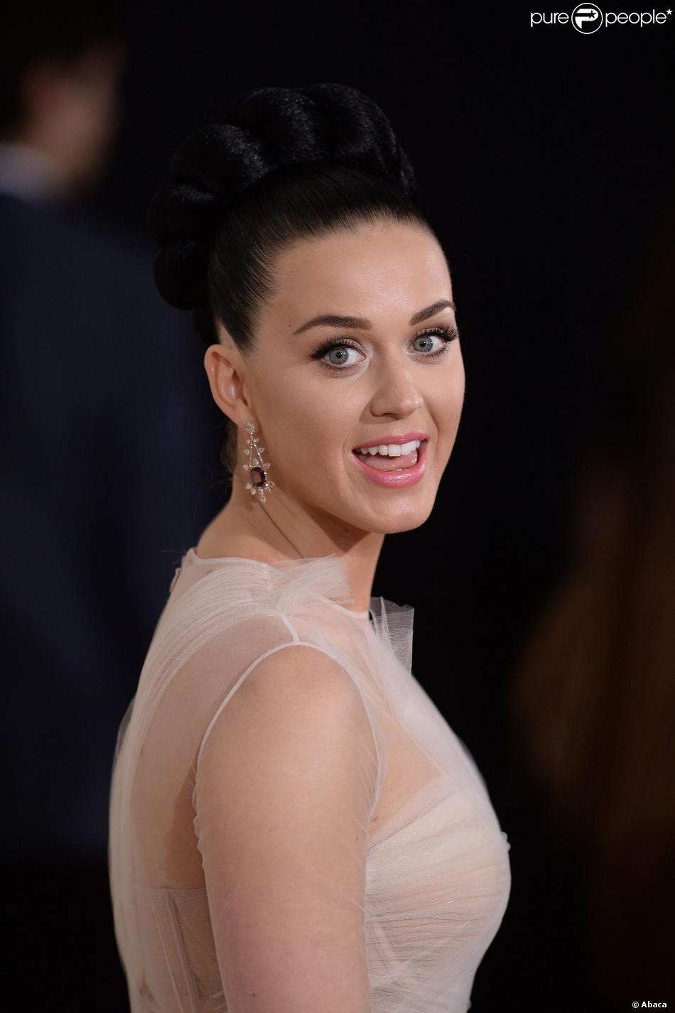 Katy Perry, très en beauté lors des 56e Grammy Awards au Staples Center. Los Angeles, le 26 janvier 2014.