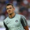 Nicolas Douchez lors du match entre le Paris-Saint-Germain et le FC Barcelone, au Parc des Princes à Paris, le 4 août 2012