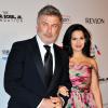 Alec Baldwin et Hilaria Thomas à New York. Le 15 octobre 2013.