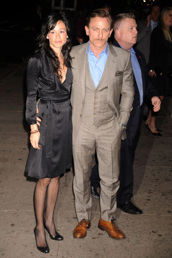 Daniel Craig et sa compagne Satsuki lors de la soirée de charité Worldwide Orphans Foundation à New York le 26 octobre 2009
