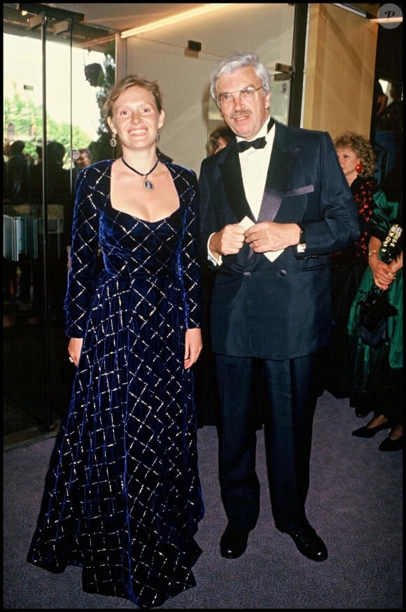 Daniel et Sophie Toscan du Plantier au Festival de Cannes, mai 1992.
